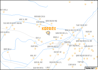 map of Korarx