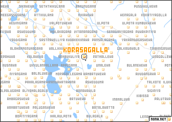 map of Korasagalla