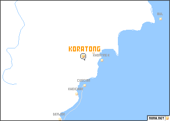 map of Koratong