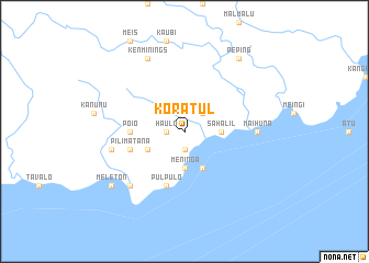 map of Koratul