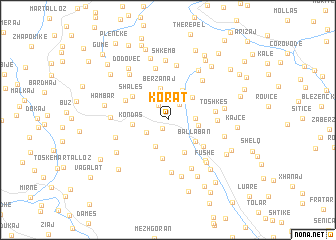 map of Korat