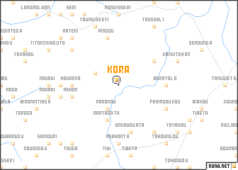 map of Kora