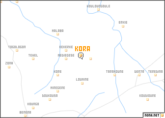 map of Kora