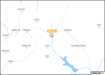 map of Kora