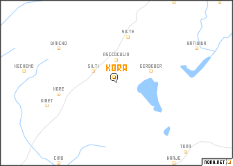 map of Kora