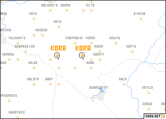 map of Kora