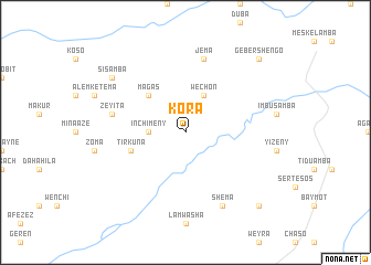 map of Kora