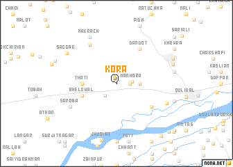 map of Kora