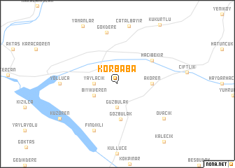 map of Korbaba