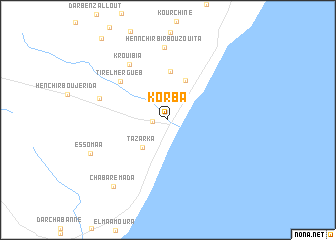 map of Korba