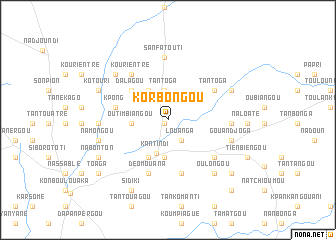 map of Korbongou