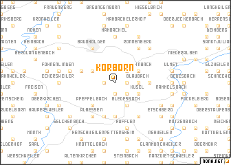 map of Körborn