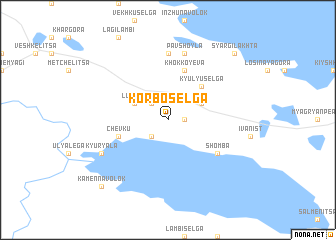 map of Korbosel\