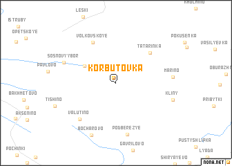 map of Korbutovka