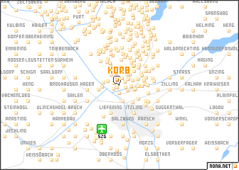 map of Korb