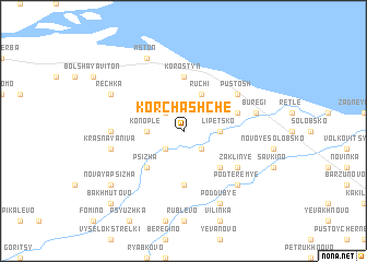 map of Korchashche