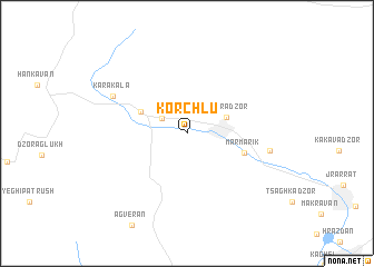 map of Korchlu