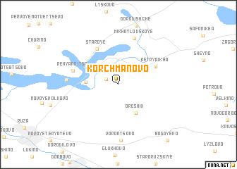 map of Korchmanovo