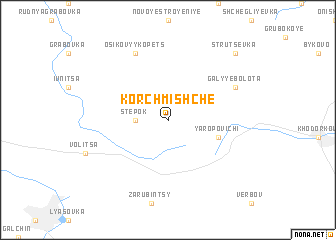 map of Korchmishche