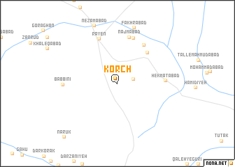map of Korch