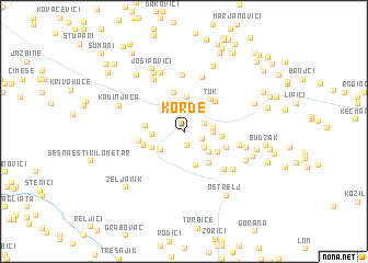 map of Korde