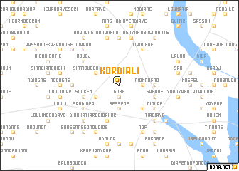 map of Kordiali