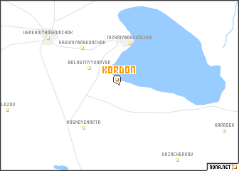 map of Kordon