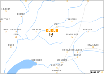 map of Kordo