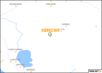 map of Korechin