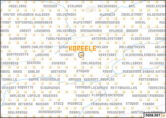 map of Koreele