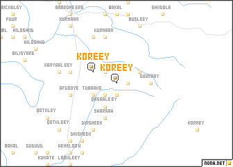 map of Koreey