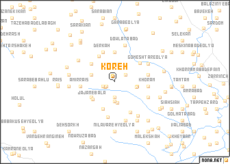 map of Koreh