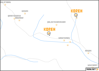 map of Koreh