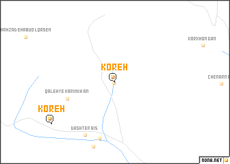 map of Koreh