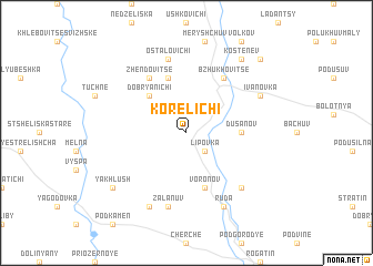 map of Korelichi