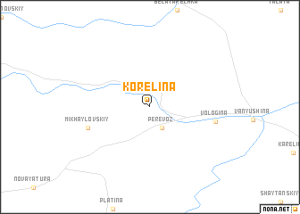 map of Korelina