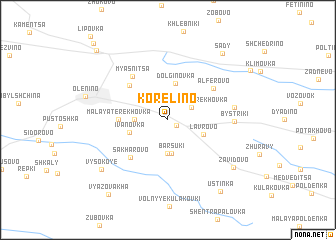 map of Korelino