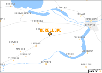 map of Korellovo