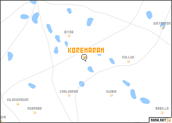 map of Koremaram