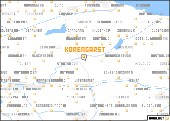 map of Korengarst