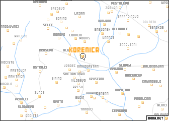 map of Korenica