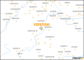 map of K\