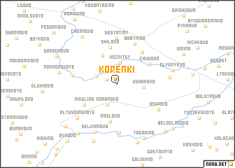 map of Koren\
