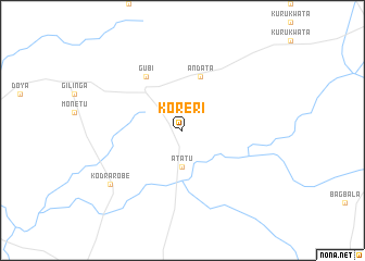 map of Koreri