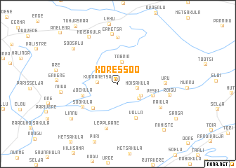 map of Kõressoo