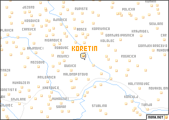 map of Koretin