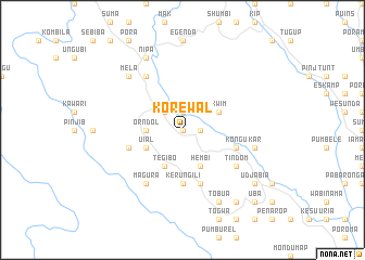 map of Korewal