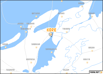 map of Kore