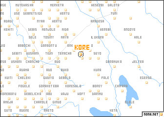 map of Korē