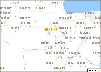 map of Korfaí